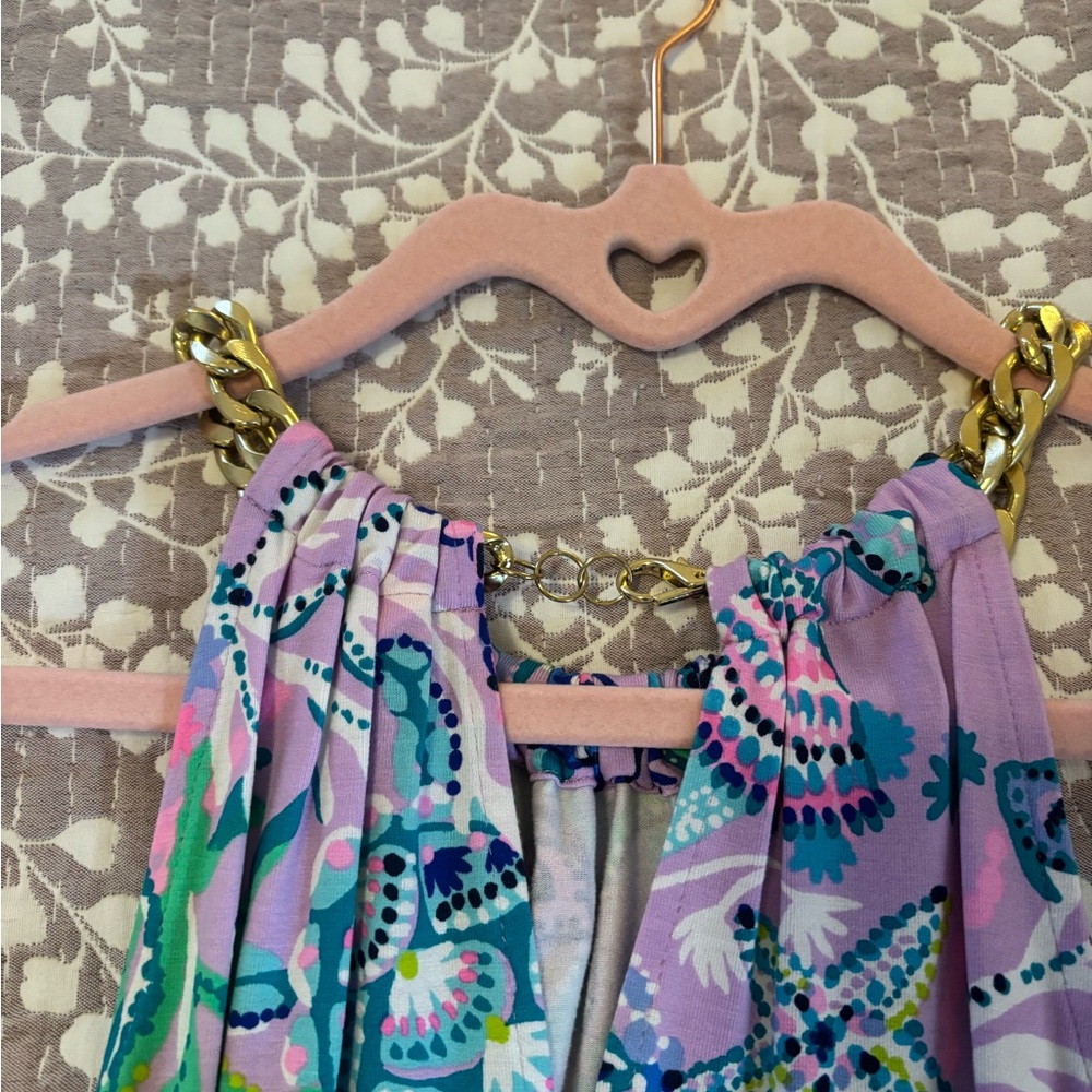 Lilly Pulitzer halter with Chain Strap - Picture 4 of 4